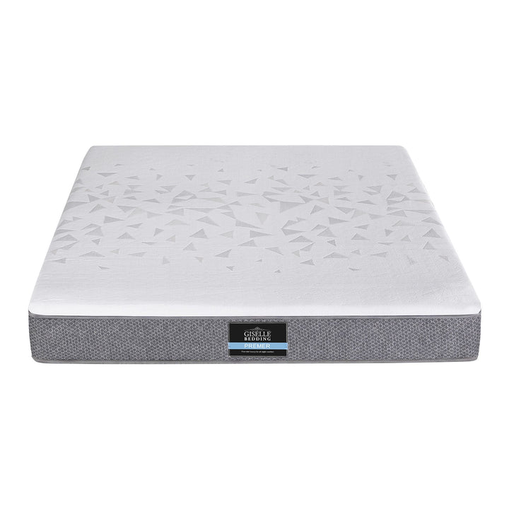 King Mattress 23cm Pocket Spring – Reversible Foam &amp; Firm Support, White Grey – product view 10