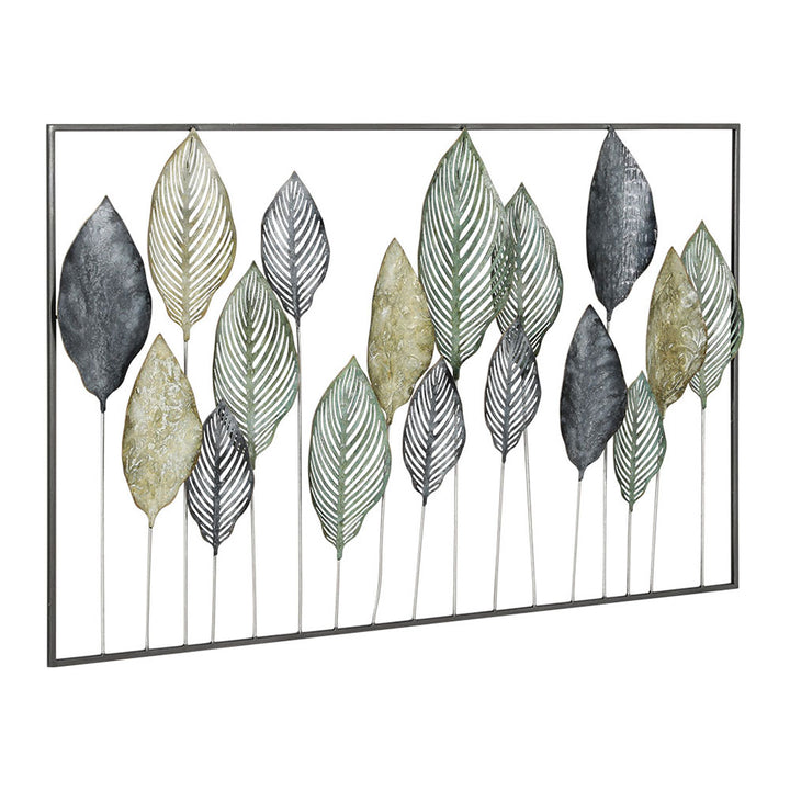 Tree of Life Metal Wall Art – Multicolour Leaf Detail 99.5x59.5cm - Greenora Living
