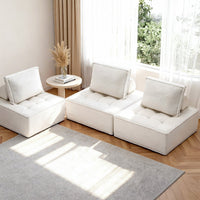 Boucle Cloud Modular Floor Sofa | Greenora Living Australia