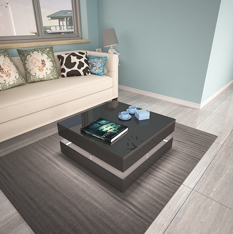Luminor LED High Gloss Coffee Table – Black