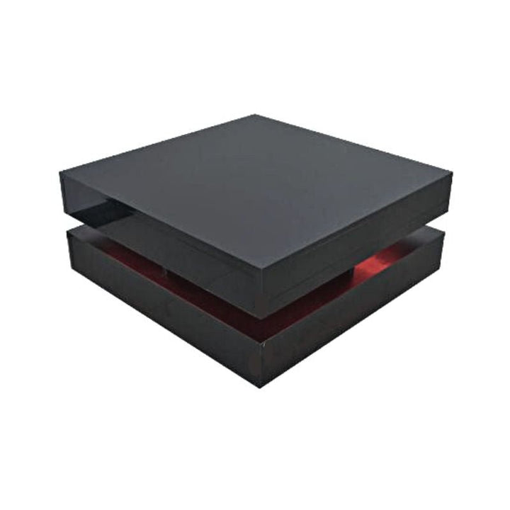 Luminor LED High Gloss Coffee Table – Black – product view 3