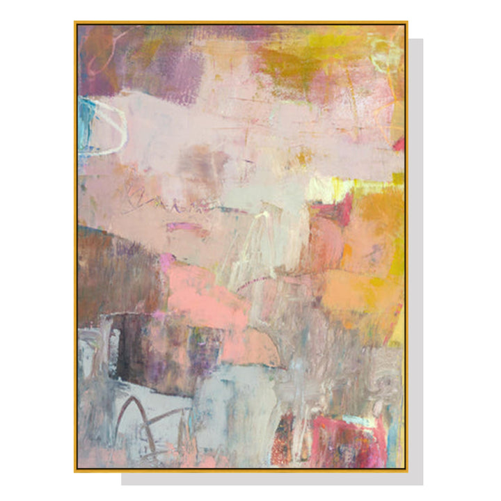 Lann II Canvas Wall Art – Gold Float Frame 40x60cm - Greenora Living