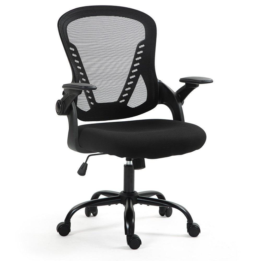 Ergonomic Mesh Office Chair | Black, Adjustable Armrests & SGS Gas Lift | Greenora Living Australia