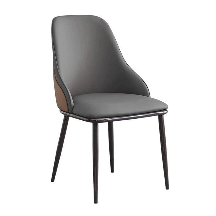 Siena Upholstered Armchair Set of 2 – Dark Grey – product view 3