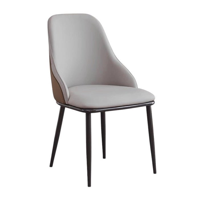 Siena Upholstered Armchair Set of 2 – Light Grey – product view 3