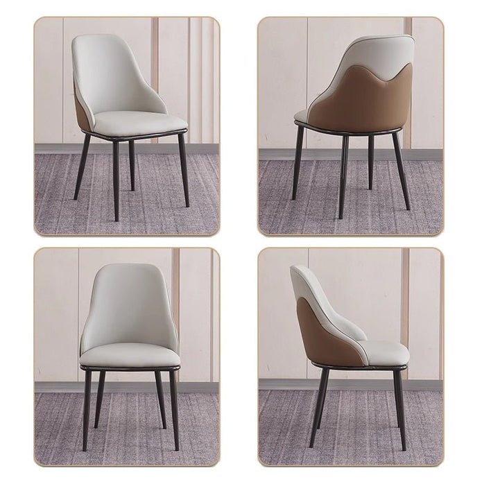 Siena Upholstered Armchair Set of 2 – Light Grey – product view 2