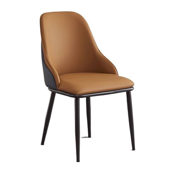 Siena Upholstered Armchair Set of 2 – Orange – product view 3