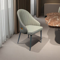 Milano Faux Leather Dining Armchair Set of 2 – Grey