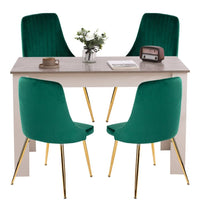 Emerald Feast 5-Piece Dining Set | Greenora Living Australia