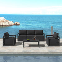 Coastal Retreat 6-Piece Outdoor Patio Set | Greenora Living Australia