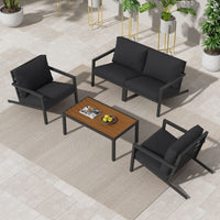 Cinder 5-Piece Outdoor Sofa Set | Greenora Living Australia