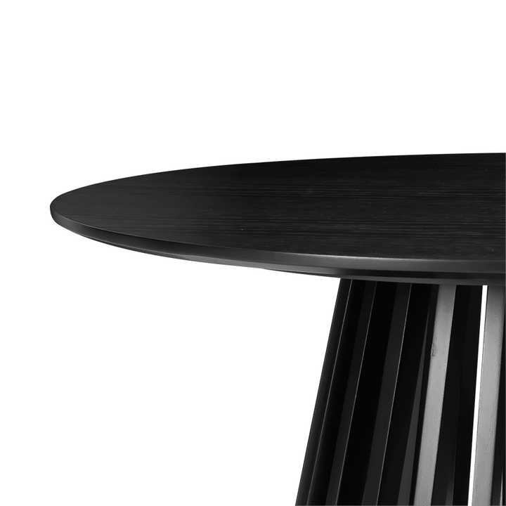 Palmer Slatted Sphere Coffee Table – Black – product view 9