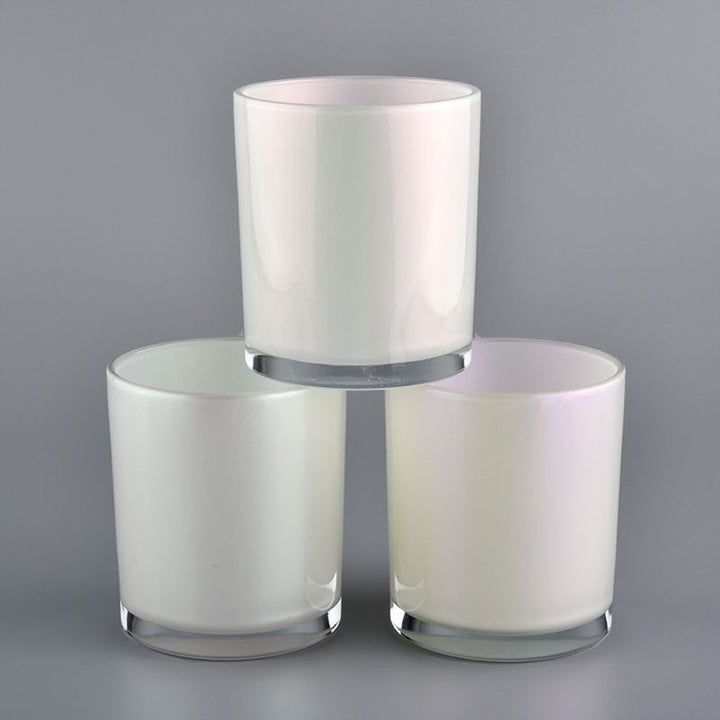 Frosted White Glass Tealight Candle Holders – Set of 10 | 6.5cm - Greenora Living