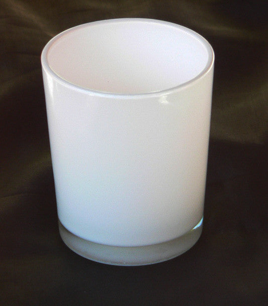 Frosted White Glass Tealight Candle Holders – Set of 10 | 6.5cm - Greenora Living
