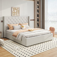 Veronica Grey Queen Bed Frame | Greenora Living Australia