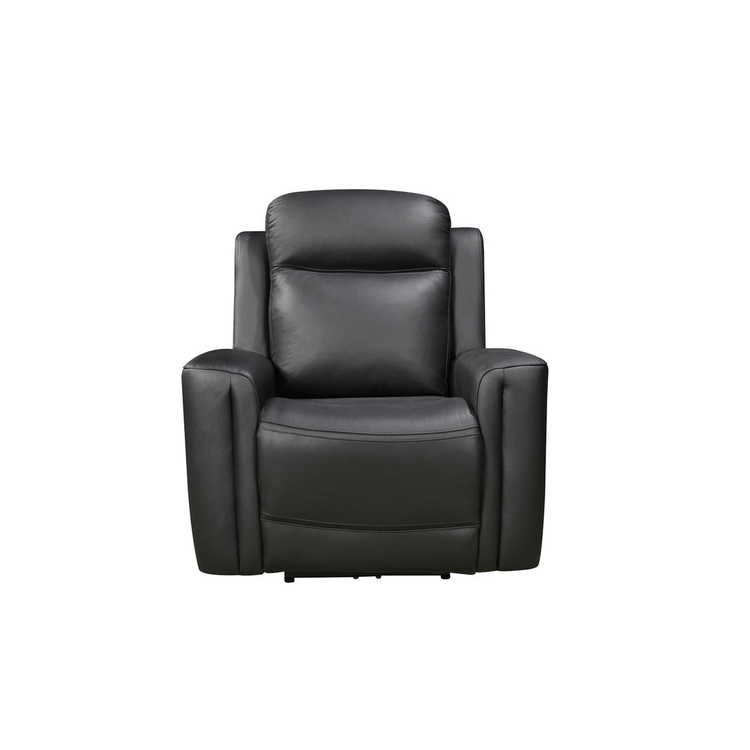 The Phoenix – Electric Power Recliner Chair | One-Touch Reclining, 160kg Capacity &amp; Black Leatherette - Greenora Living