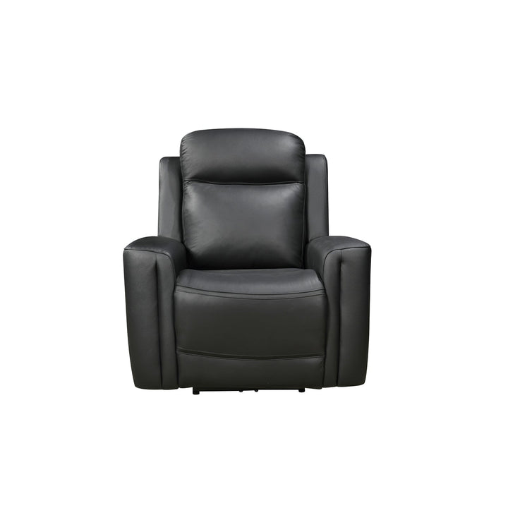 The Phoenix – Electric Power Recliner Chair | One-Touch Reclining, 160kg Capacity &amp; Black Leatherette - Greenora Living