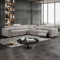 Washington Leather Recliner Corner Sofa | Greenora Living Australia