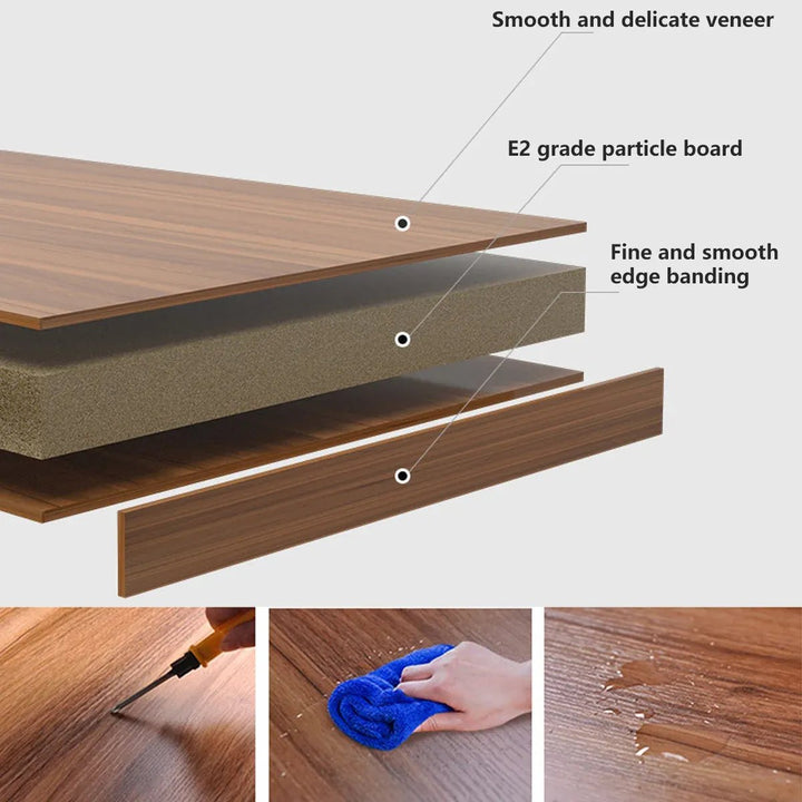 Aero Adjustable Side &amp; Coffee Table – Black – product view 5