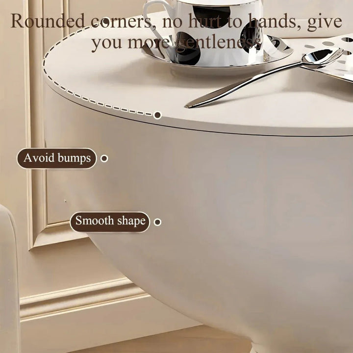 Teddy Mobile Storage Side Table – White – product view 8