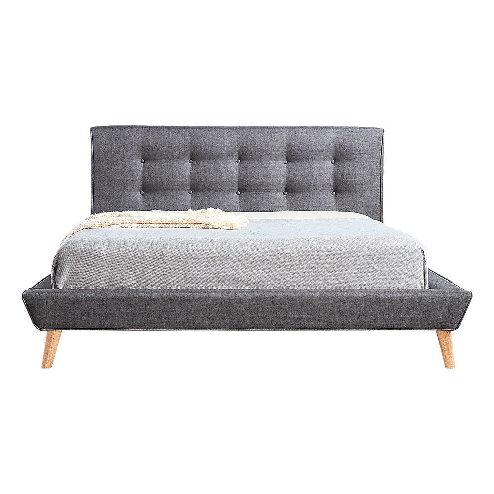 Deluxe Grey Double Bed Frame | Greenora Living Australia