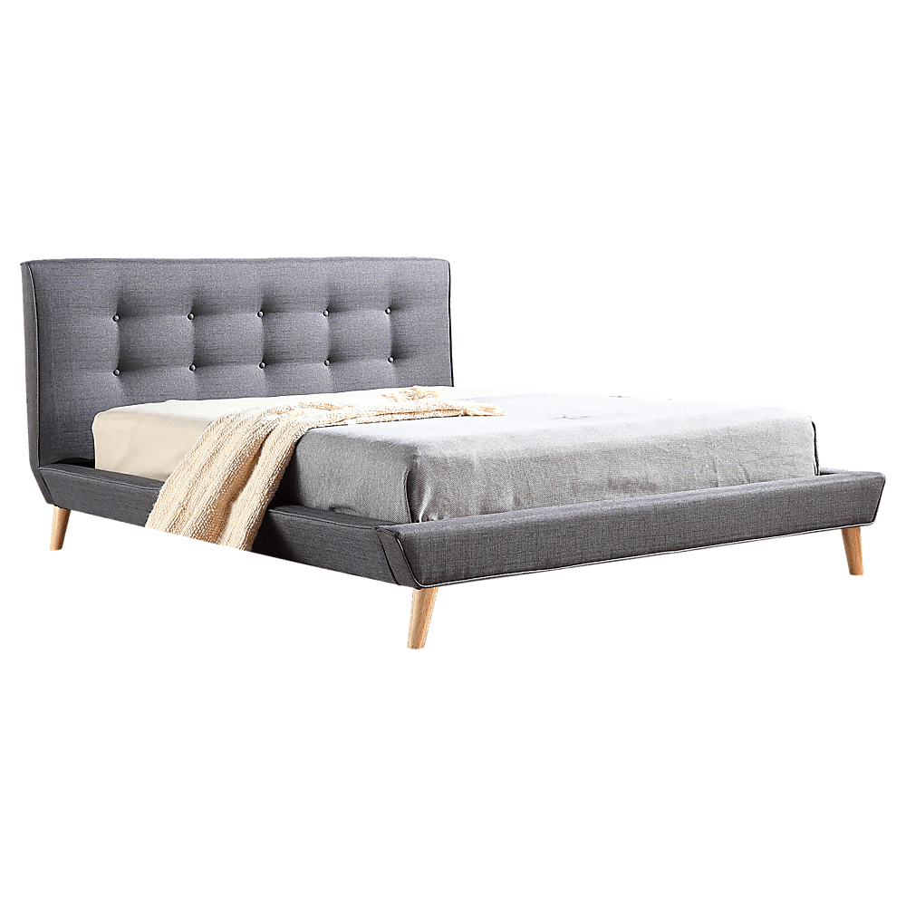 Deluxe Grey Queen Bed Frame | Greenora Living Australia