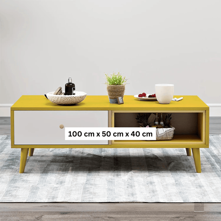 Ebony Trio 3-Piece Living Room Set – TV Stand, Coffee Table &amp; Side Table | Wenge MDF - Greenora Living