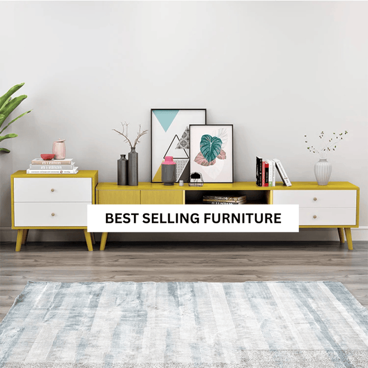 Ebony Trio 3-Piece Living Room Set – TV Stand, Coffee Table &amp; Side Table | Wenge MDF - Greenora Living