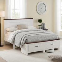 Solano White Queen Bed Frame | Greenora Living Australia