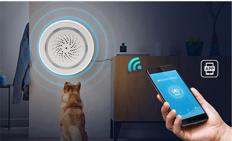 SafeSense™ Smart WiFi Siren Alarm | Strobe Light, Anti-Tamper &amp; USB Powered | Greenora Living Australia